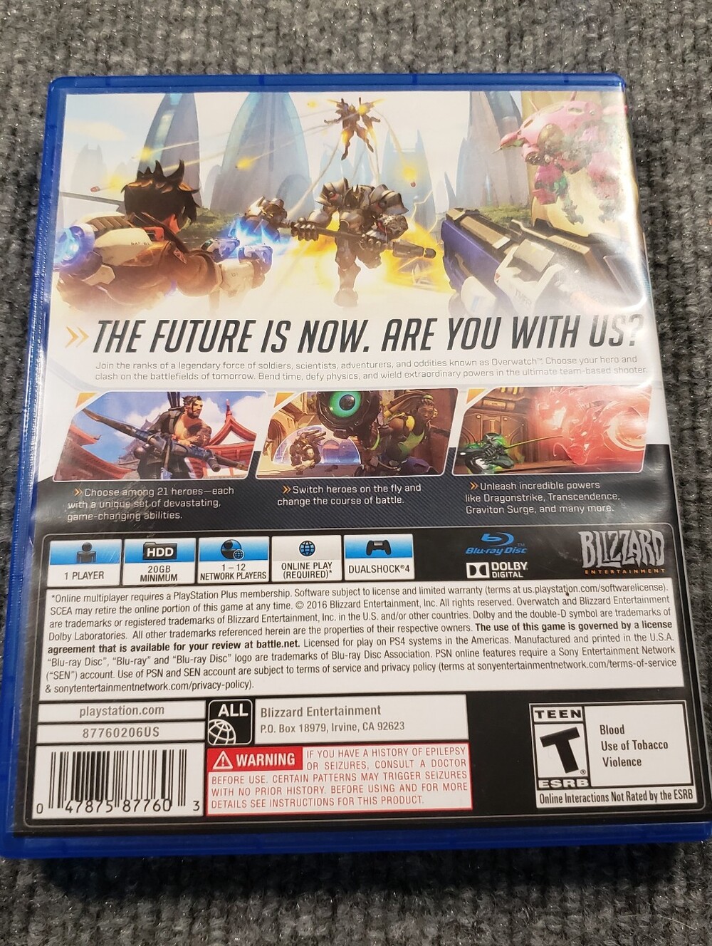 Overwatch: Origins Edition (Sony PS4, 2016) - Picture 2 of 2